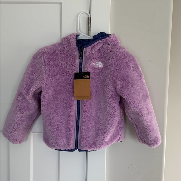 The North Face Kid Reversible Shady Glade Jacket in Cave Blue - Picture 5 of 10